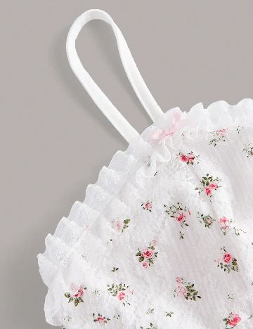 Top Romwe, floral print