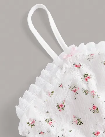 Top Romwe, floral print