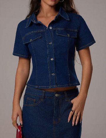 Bluza SHEIN, bleumarin