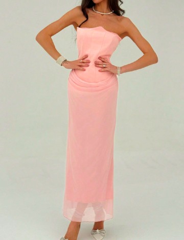 Rochie lunga SHEIN, roz