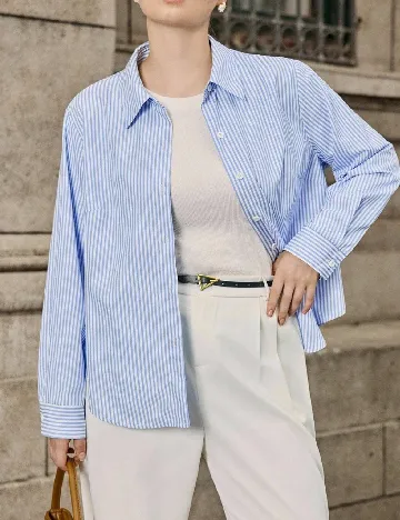 Camasa SHEIN CURVE, albastru