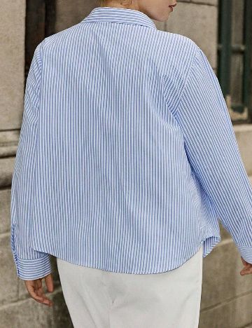 Camasa SHEIN CURVE, albastru