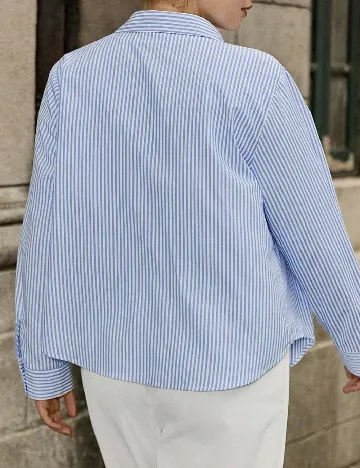 Camasa SHEIN CURVE, albastru