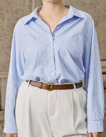 Camasa SHEIN CURVE, albastru