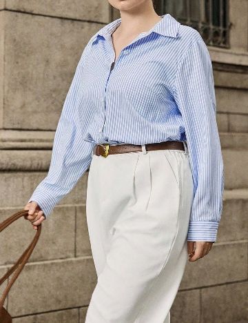 Camasa SHEIN CURVE, albastru