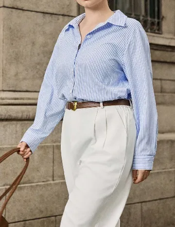 Camasa SHEIN CURVE, albastru