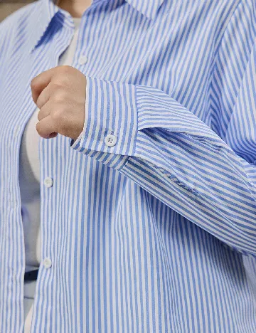 Camasa SHEIN CURVE, albastru