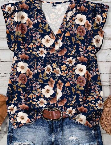 Bluza Emery Rose Curve, floral print