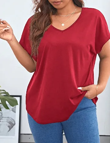 Bluza SHEIN CURVE, rosu