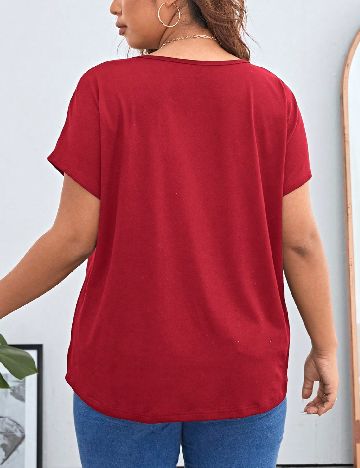 Bluza SHEIN CURVE, rosu