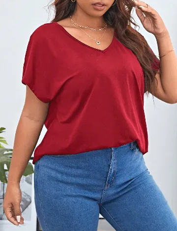 Bluza SHEIN CURVE, rosu