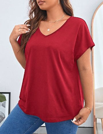 Bluza SHEIN CURVE, rosu