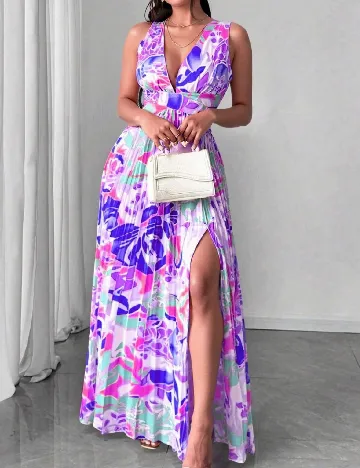 Rochie lunga SHEIN CURVE, mix culori