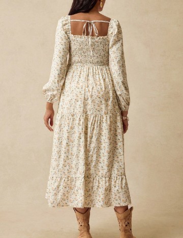 Rochie medie SHEIN Maternity, floral print