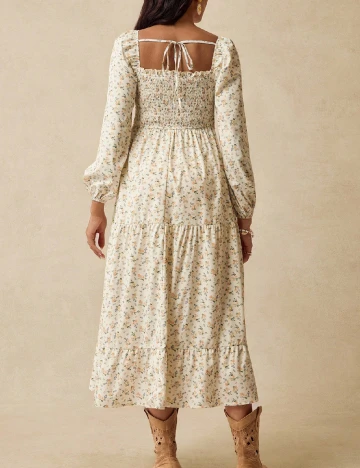 Rochie medie SHEIN Maternity, floral print