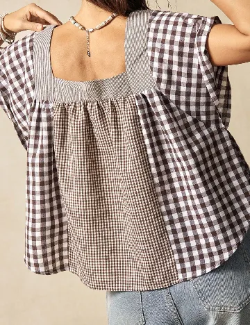 Bluza Oversize SHEIN, maro