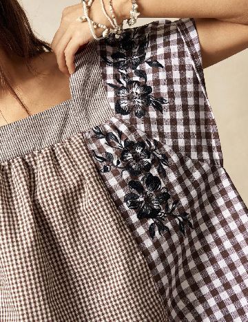 Bluza Oversize SHEIN, maro