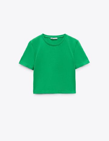 Top Zara, verde