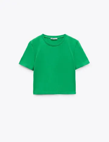 Top Zara, verde