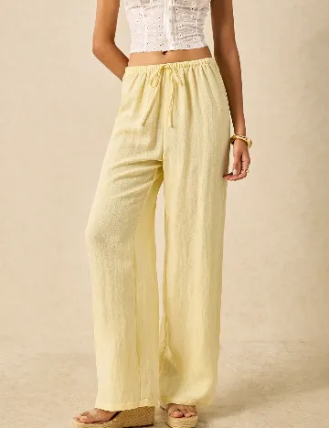 Pantaloni SHEIN, galben