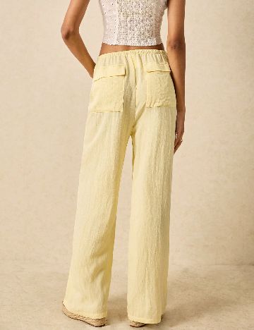 Pantaloni SHEIN, galben