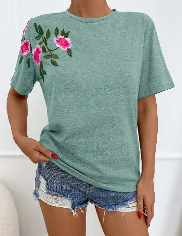 Tricou SHEIN, verde