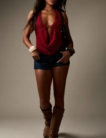 Top Missguided, rosu