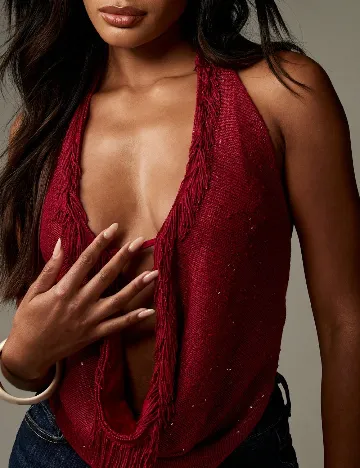 Top Missguided, rosu