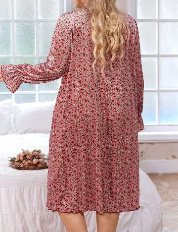 Rochie de noapte SHEIN CURVE, floral print