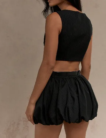 Fusta Missguided, negru