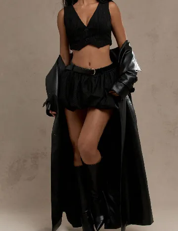 Fusta Missguided, negru