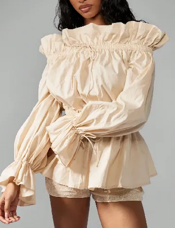 Bluza Missguided, crem