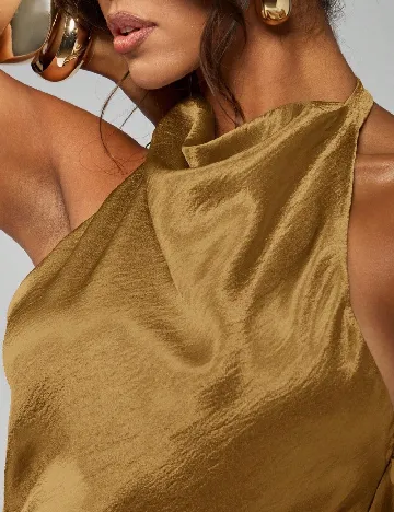 Rochie scurta Missguided, auriu