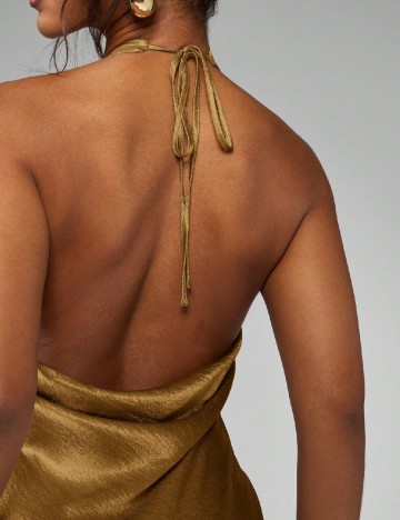 Rochie scurta Missguided, auriu