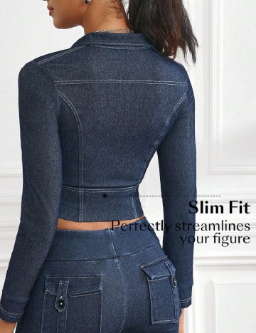 Jacheta SHEIN, albastru