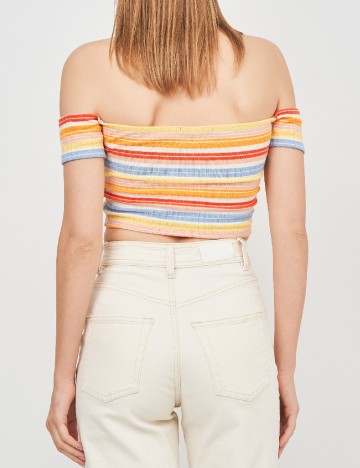 Top Bershka, mix culori