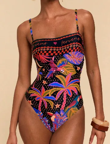 Costum de baie SHEIN, mix culori