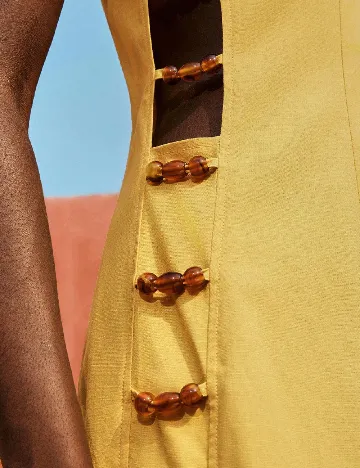 Rochie scurta SHEIN, galben