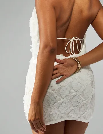 Rochie scurta Missguided, alb