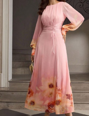 Rochie lunga SHEIN, roz