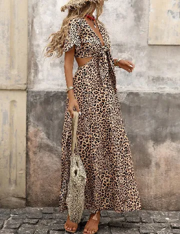 Rochie lunga SHEIN, animal print