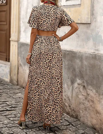 Rochie lunga SHEIN, animal print