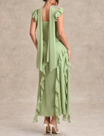 Rochie lunga SHEIN, verde
