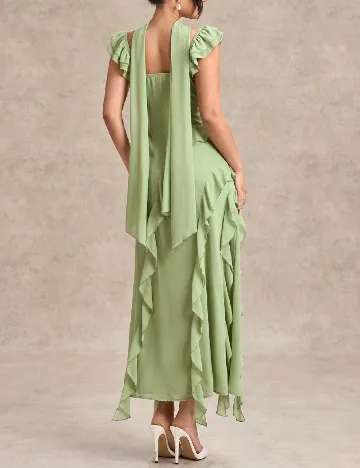 Rochie lunga SHEIN, verde
