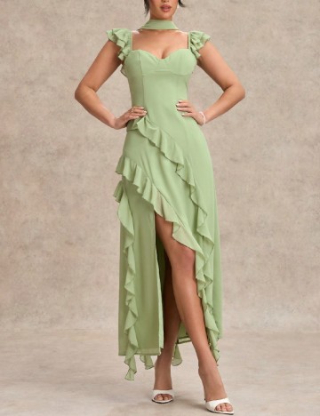 Rochie lunga SHEIN, verde