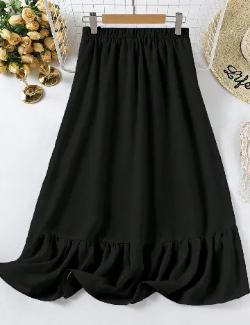 Fusta Emery Rose Curve, negru