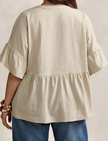 Bluza SHEIN CURVE, bej