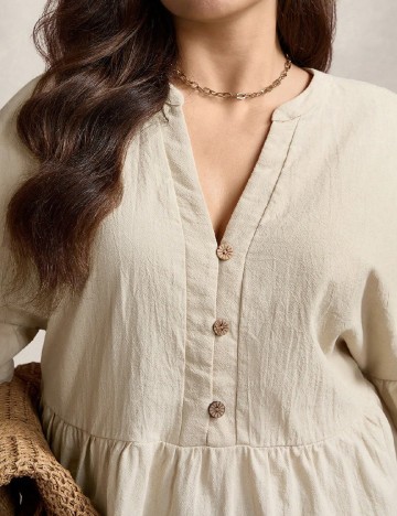 Bluza SHEIN CURVE, bej