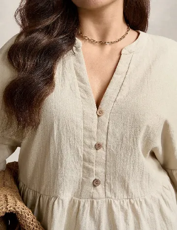 Bluza SHEIN CURVE, bej