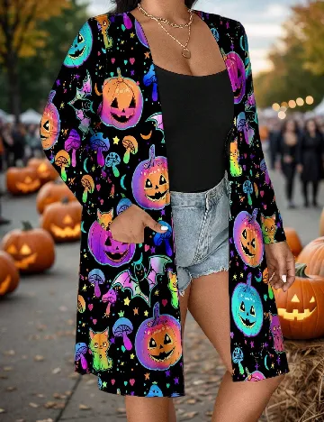 Cardigan SHEIN CURVE, mix culori